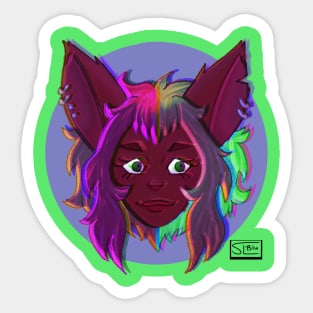 Brooke the Bat B Sticker